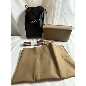 ToteSavvy Small Brown Diaper Bag w/ Changing Pad & Strap NWOT